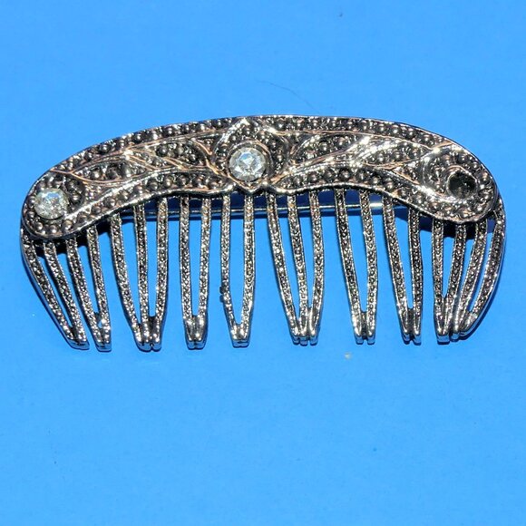 Jewelry | Vintage Hair Comb Brooch Pin Art Deco Style Fashion Stylist ...